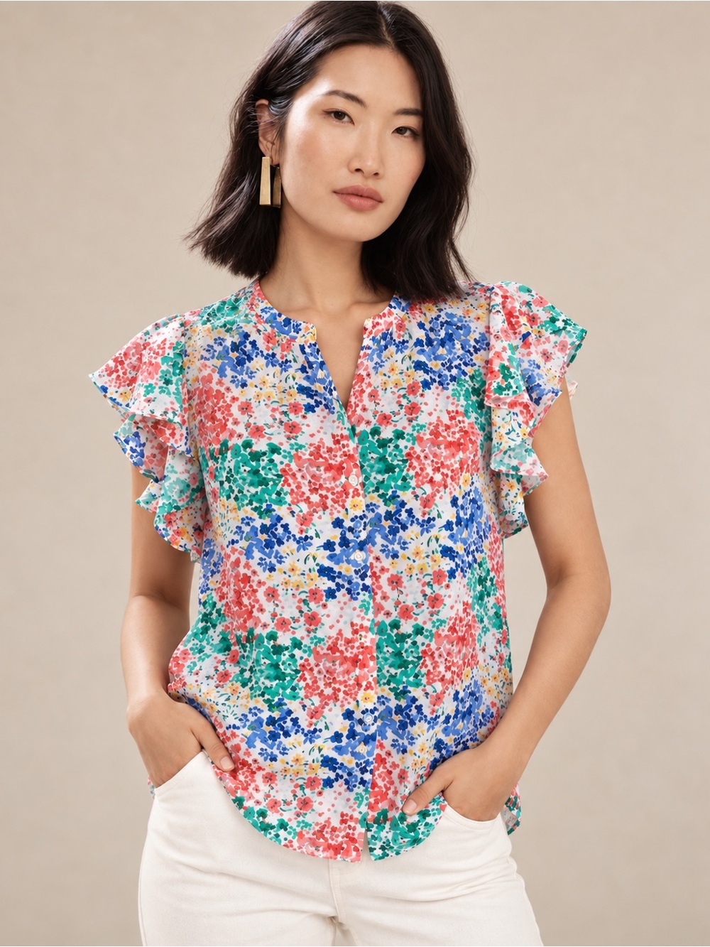 🎉5 for $45🎉 Investments top blouse shirt Sid S